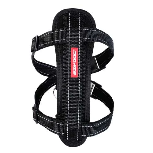 EzyDog Chest-Plate Dog Harness - Black (X-Small) 3 EzyDog Chest-Plate Dog Harness - Black (X-Small)