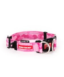 Ezydog Collar Double Up L Pink Camo
