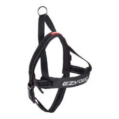 EzyDog Quick-Fit Dog Harness Black (Large)