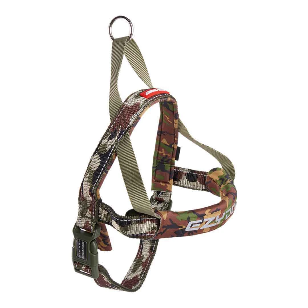EzyDog Quick-Fit Dog Harness Green Camo (Large) 3 EzyDog Quick-Fit Dog Harness Green Camo (Large)