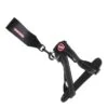 EzyDog Chest-Plate Dog Harness - Black (Medium) -Ezydog ezy dog chest plate custom fit harness side 2