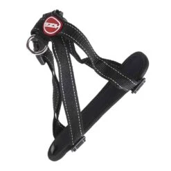 EzyDog Chest-Plate Dog Harness - Black (Medium) -Ezydog ezy dog chest plate custom fit harness top 2