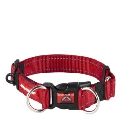 EzyDog Ezdog Double Up Dog Collar Red (Large)