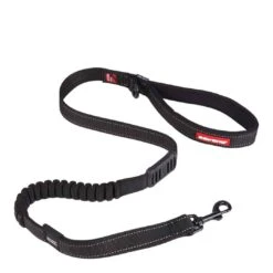 Ezydog Zero Shock Lead Black 48"