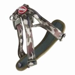 EzyDog Chest-Plate Dog Harness Green Camo (Medium) -Ezydog ezydog camo chest plate dog harness
