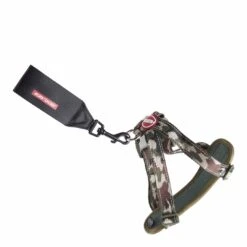 EzyDog Chest-Plate Dog Harness Green Camo (Medium) -Ezydog ezydog camo chest plate dog harness side