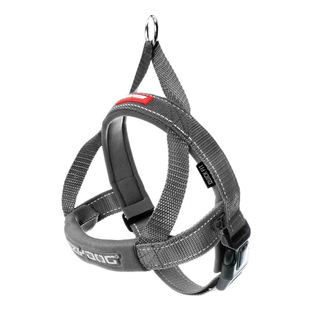 EzyDog Ezy Quick Fit Grey Dog Harness 3 EzyDog Ezy Quick Fit Grey Dog Harness